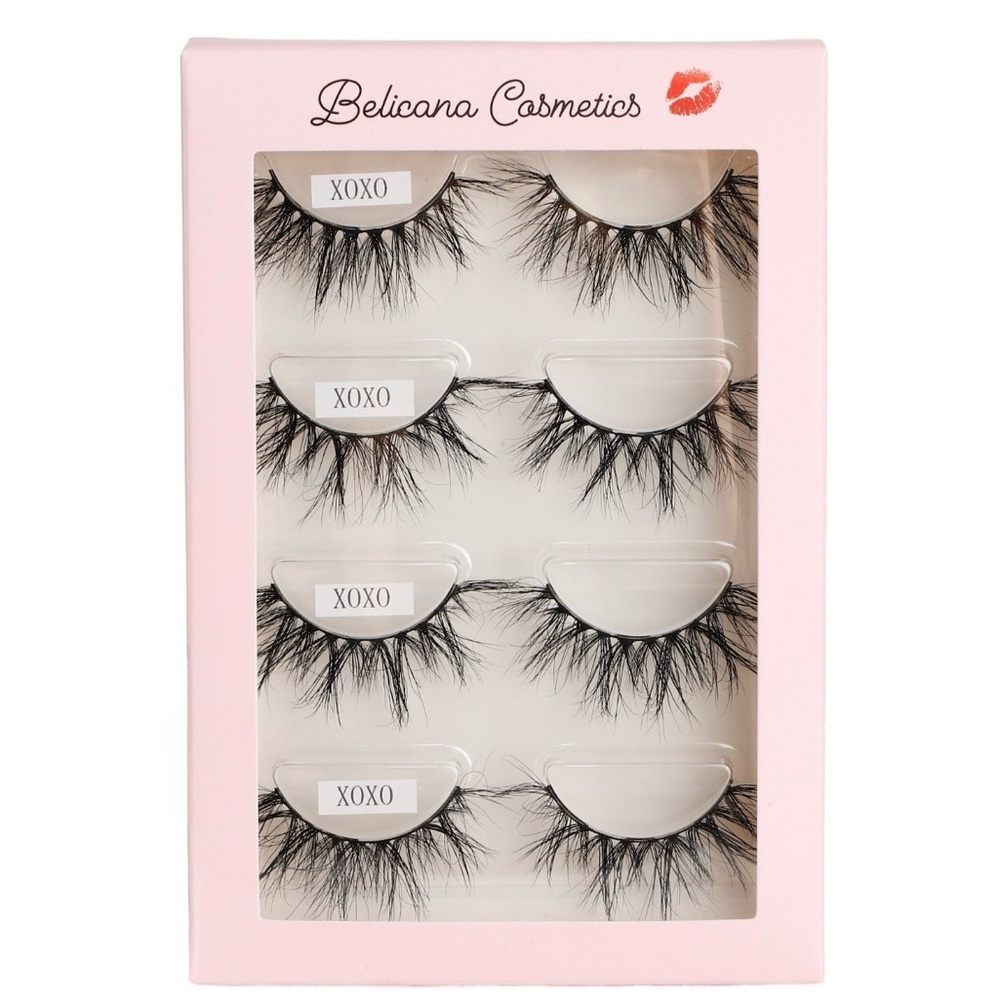 Black False Eyelashes Set